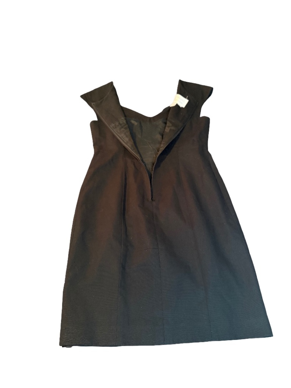 Sophisticated/Versatile Black Dress with Sweetheart Neckline 100% Cotton 10 - Picture 8 of 9